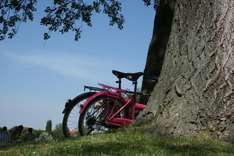 Rast beim Radwandern in Italien