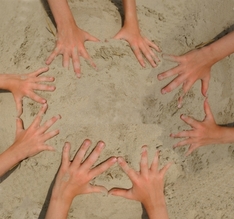 Familienurlaub am Strand