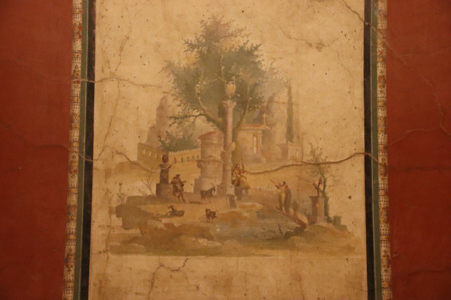 File:Roman Fresco Idyllic rural landscape; from Boscotrecase, Villa of Agrippa Postumus (48452369781).jpg
