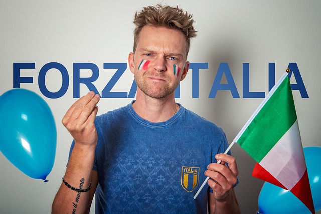 trauriger Fan Italien