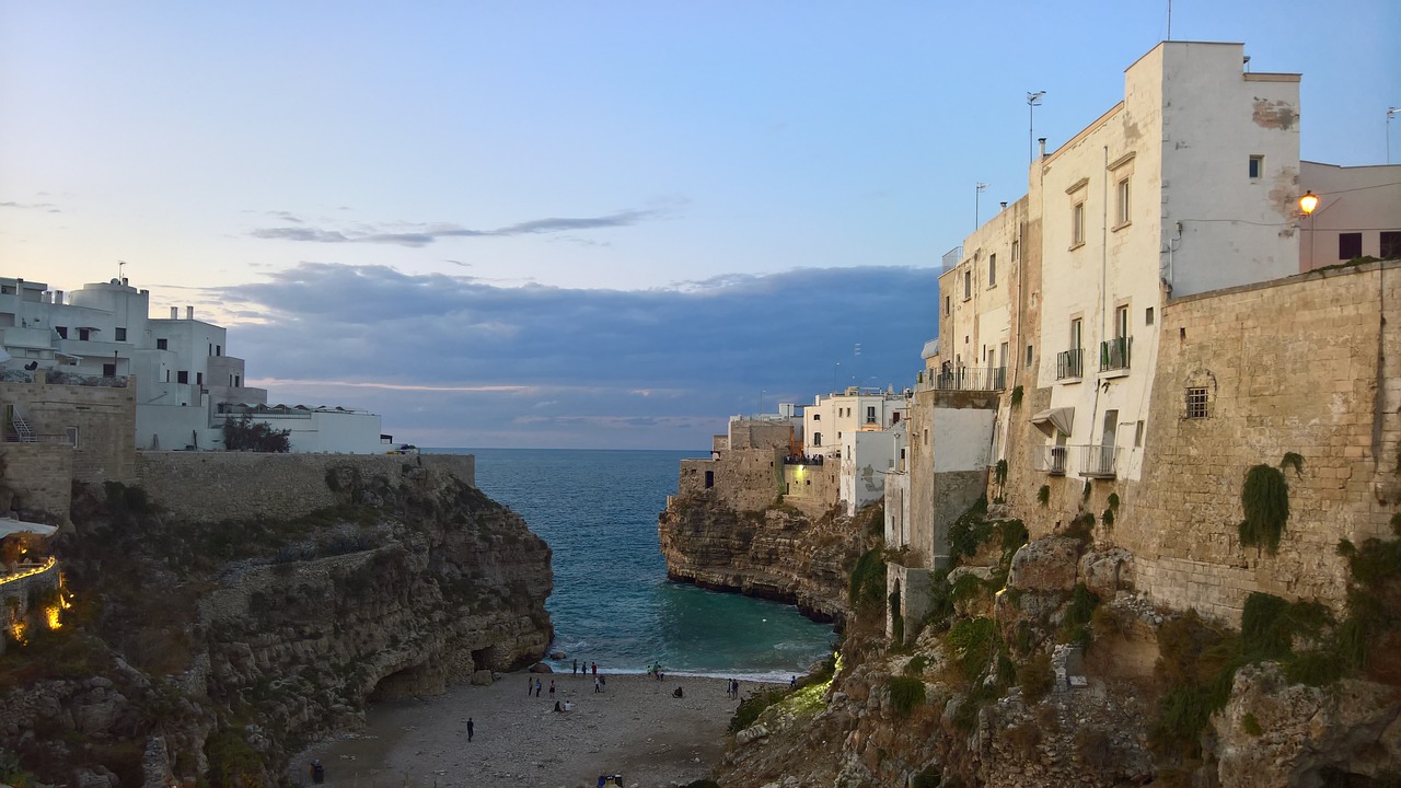 Polignano Apulien